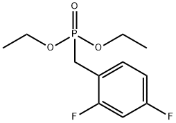 diethyl (2,4-difluorobenzyl)phosphonate Struktur
