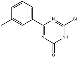 2-Chloro-4-(3-tolyl)-6-hydroxy-1,3,5-triazine Struktur
