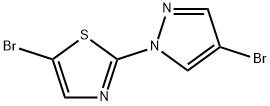 1-(5-Bromothiazol-2-yl)-4-bromopyrazole, 1353853-72-1, 結(jié)構(gòu)式