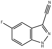 1H-Indazole-3-carbonitrile, 5-fluoro- Struktur