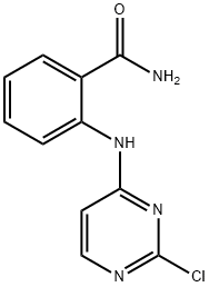 2-[(2-Chloro-4-pyrimidinyl)amino]benzamide Structure