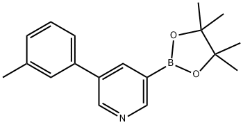 5-(3-Tolyl)pyridine-3-boronic acid pinacol ester Struktur