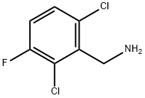 Benzenemethanamine, 2,6-dichloro-3-fluoro- Structure