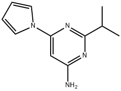4-Amino-2-(iso-propyl)-6-(1H-pyrrol-1-yl)pyrimidine Struktur