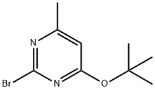 2-Bromo-4-(tert-butoxy)-6-methylpyrimidine Structure