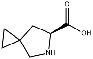 (6S)-5-Azaspiro[2.4]heptane-6-carboxylic acid Struktur