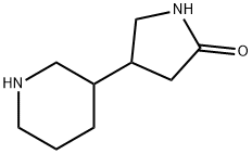 4-(piperidin-3-yl)pyrrolidin-2-one Struktur
