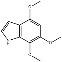 4,6,7-Trimethoxyindole Struktur
