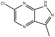 6-CHLORO-3-METHYL-1H-PYRAZOLO[3,4-B]PYRAZINE Structure