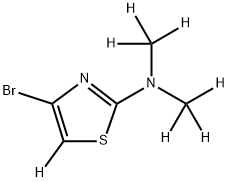 4-Bromo-2-dimethylaminothiazole-d7 Struktur