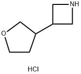 3-(oxolan-3-yl)azetidine hydrochloride Struktur