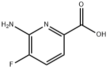 6-AMINO-5-FLUOROPYRIDINE-2-CARBOXYLIC ACID Struktur