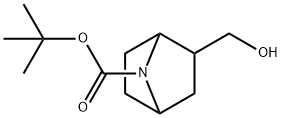 2-(羥甲基)-7-氮雜雙環(huán)[2.2.1]庚烷-7-羧酸叔丁酯 結(jié)構(gòu)式