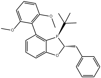 (2R,3R)-2-benzyl-3-(tert-butyl)-4-(2,6-dimethoxyphenyl)-2,3-dihydrobenzo[d][1,3]oxaphosphole|(2R,3R)-2-芐基-3-(叔丁基)-4-(2,6-二甲氧基苯基)-2,3-二氫苯并[D][1,3]氧雜磷雜環(huán)戊烯