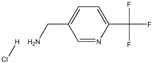 (6-(trifluoromethyl)pyridin-3-yl)methanamine hydrochloride Struktur