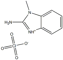 2-AMINO-1-METHYLBENZIMIDAZOLIUM PERCHLORATE Struktur