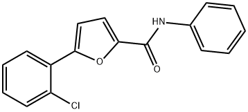 5-(2-chlorophenyl)-N-phenylfuran-2-carboxamide Struktur