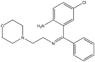 4-Chloro-2-[(2-morpholin-4-yl-ethylimino)-phenyl-methyl]-phenylamine Struktur