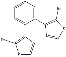 2-BROMO-3-(2-(2-BROMOTHIOPHEN-3-YL)PHENYL)THIOPHENE 結(jié)構(gòu)式