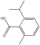 2-isopropyl-6-methylbenzoic acid Struktur