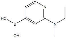2-(Methylethylamino)pyridine-4-boronic acid Struktur