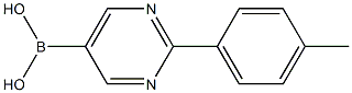 (2-(p-tolyl)pyrimidin-5-yl)boronic acid Struktur