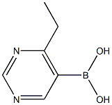 (4-ethylpyrimidin-5-yl)boronic acid Struktur