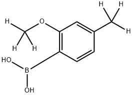 (2-(methoxy-d3)-4-(methyl-d3)phenyl)boronic acid Struktur