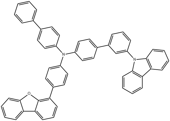 Biphenyl-4-yl-(3'-carbazol-9-yl-biphenyl-4-yl)-(4-dibenzofuran-4-yl-phenyl)-amine|聯(lián)苯-4-基-(3'-咔唑-9-基-聯(lián)苯-4-基)-(4-二苯并呋喃-4-基-苯基)-胺