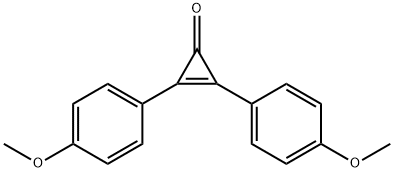 2-Cyclopropen-1-one, 2,3-bis(4-methoxyphenyl)- 結(jié)構(gòu)式