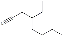 3-ethylheptanenitrile Struktur