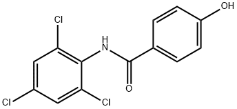 4-hydroxy-N-(2,4,6-trichlorophenyl)benzamide Struktur