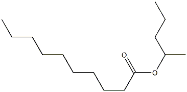 1-Methylbutyl decanoate Struktur