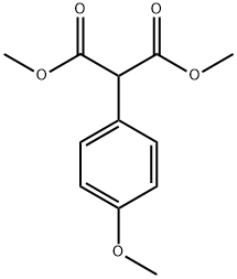 2-(4-メトキシフェニル)プロパン二酸1,3-ジメチル 化學(xué)構(gòu)造式