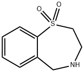 2,3,4,5-tetrahydrobenzo[f][1,4]thiazepine1,1-dioxide Structure