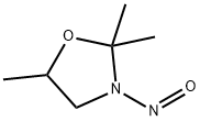 N-nitroso-2,2,5-trimethyl-1,3-oxazolidine Struktur