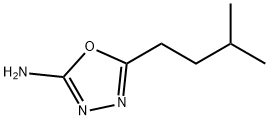 5-(3-methylbutyl)-1,3,4-oxadiazol-2-amine Struktur