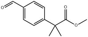 methyl 2-(4-formylphenyl)-2-methylpropanoate Struktur