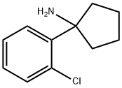 1-(2-Chlorophenyl)cyclopentanamine Struktur
