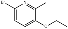 6-Bromo-3-ethoxy-2-methylpyridine Struktur