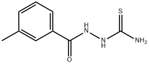 Benzoic acid, 3-methyl-, 2-(aminothioxomethyl)hydrazide