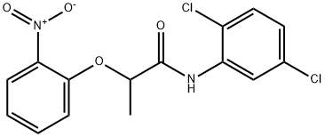 N-(2,5-dichlorophenyl)-2-(2-nitrophenoxy)propanamide Struktur
