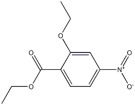 Benzoic acid, 2-ethoxy-4-nitro-, ethyl ester Struktur