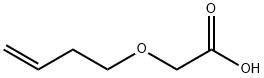 2-(but-3-en-1-yloxy)acetic acid Struktur