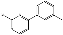 2-CHLORO-4-(3-METHYLPHENYL)PYRIMIDINE, 954217-16-4, 結(jié)構(gòu)式