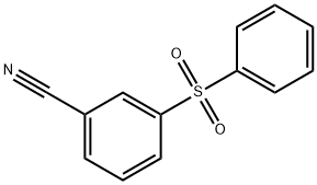 3-(phenylsulfonyl)benzonitrile, 99585-76-9, 結(jié)構(gòu)式