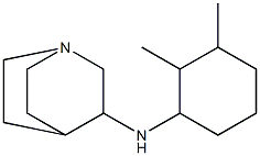N-(2,3-dimethylcyclohexyl)-1-azabicyclo[2.2.2]octan-3-amine Struktur
