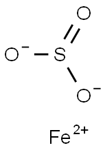 Iron(II) sulfite Struktur