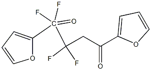 1,1,2,2-TETRAFLUORO-1,4-BIS(2-FURYL)BUTANE-1,4-DIONE Struktur