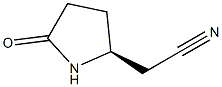 (S)-5-(CYANOMETHYL)-2-PYRROLIDINONE Struktur
